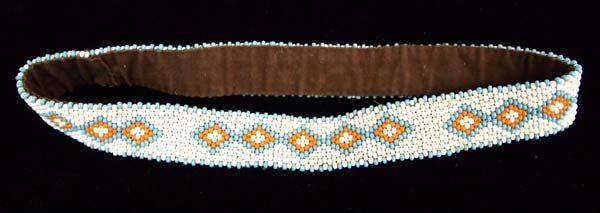 Sioux Beaded Diamond Design Hat Band (1 of 3)