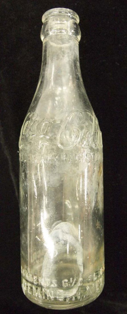 Rare 1900 Coca Cola Straight Sided 6.5 Oz. Bottle (1 of 4)