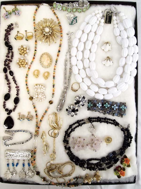 Large Collection of Estate Costume Jewelry (1 of 5)
