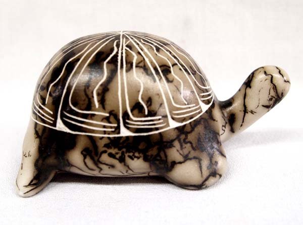 Native American Navajo Horsehair Pottery Turtle (1 of 5)