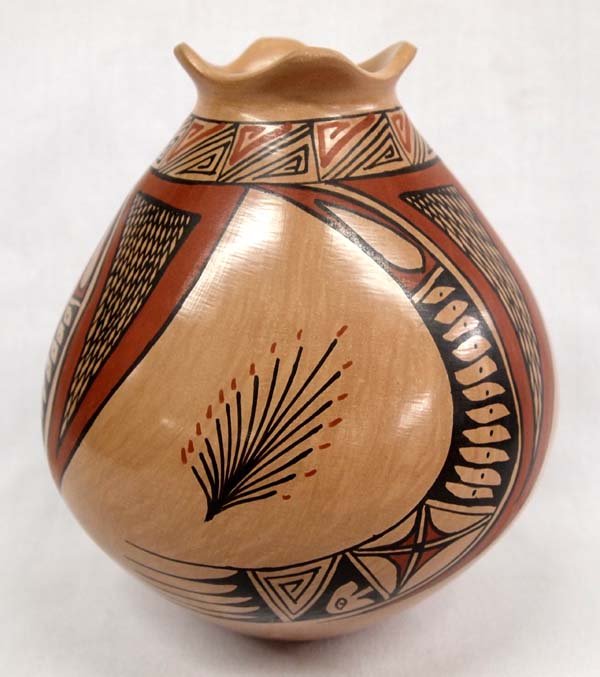 Mexican Mata Ortiz Polychrome Jar by Manuel Mora (1 of 5)