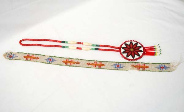 Vintage Native American Plains Indian Beadwork (1 of 3)