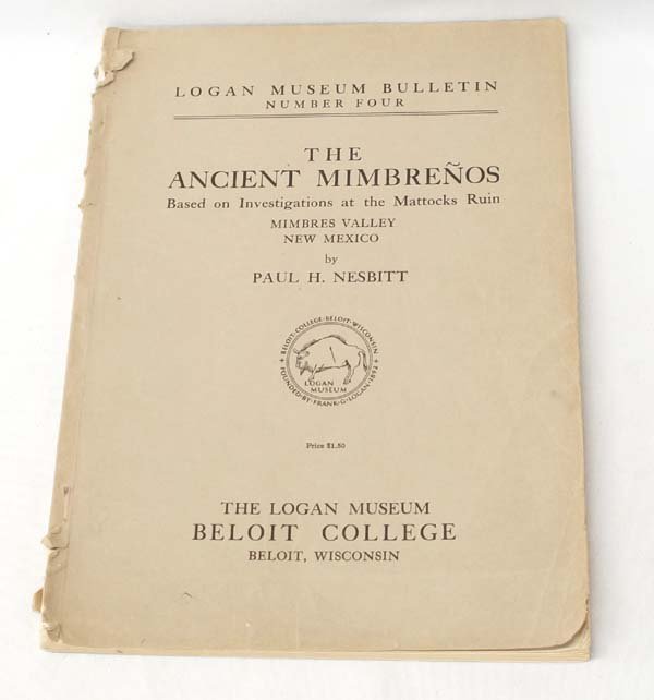 The Ancient Mimbrenos by Paul H. Nesbitt, Softback (1 of 4)