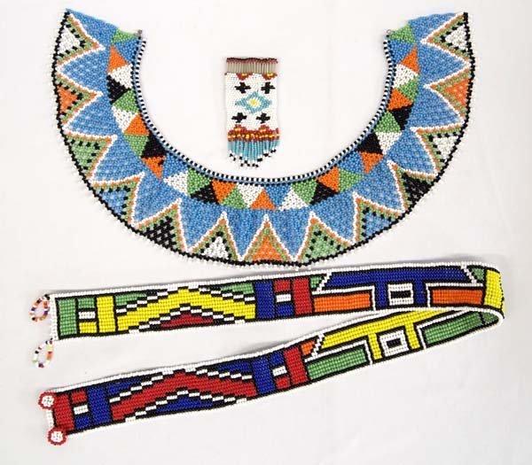 3 Pieces of African Beadwork (1 of 4)