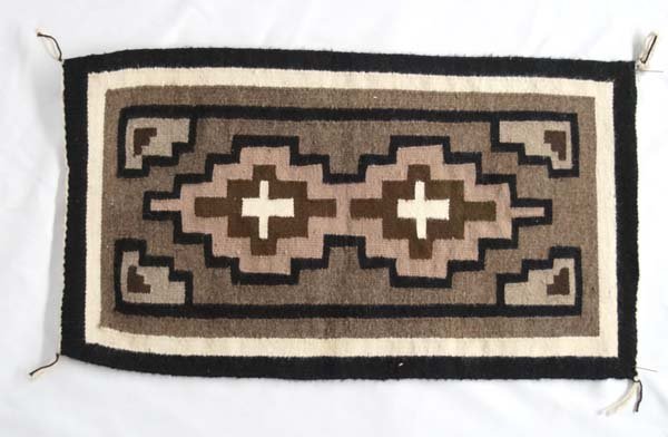 Native American Navajo Wool Textile Rug by Yazzie (1 of 3)