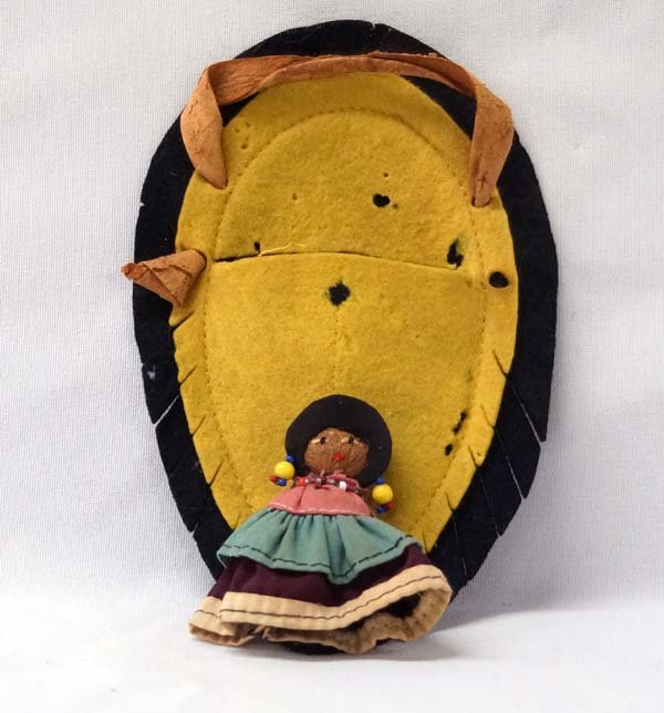 1930-1940 Seminole Doll in Papoose Carrier (1 of 3)