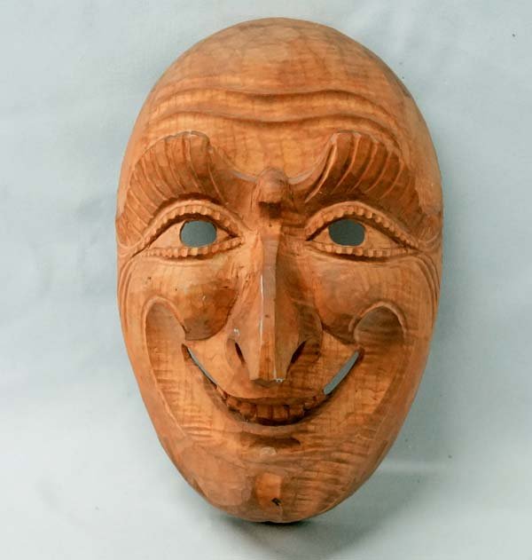 Northwest Coast Carved Wood Mask (1 of 3)