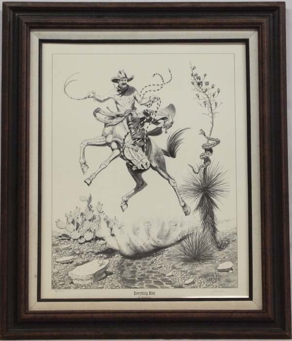 Signed & Numbered Print By Grem Lee Of New Mexico