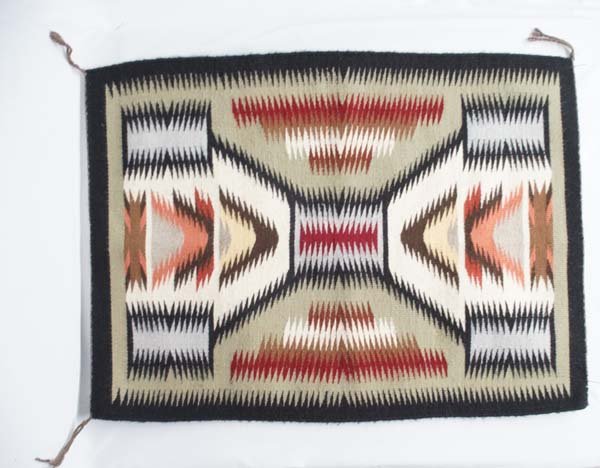 Navajo Storm Pattern Rug by Nellie Joe 1922-2015 (1 of 3)