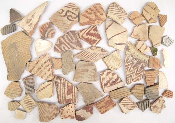 Prehistoric Native American Hohokam Pottery Sherds (1 of 3)