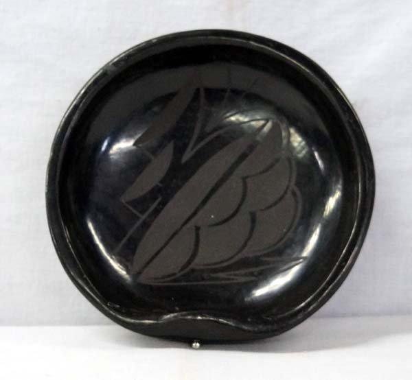 Santa Clara Etched Shallow Bowl by Carmel Romero (1 of 3)