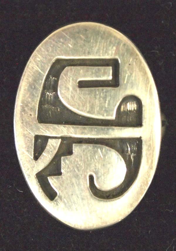 Native American Hopi Sterling Silver Ring, Size 7 (1 of 2)