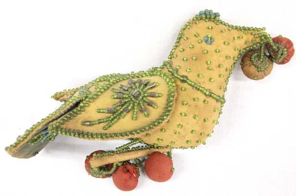 Antique 1902 Iroquois Whimisical Beaded Bird (1 of 2)