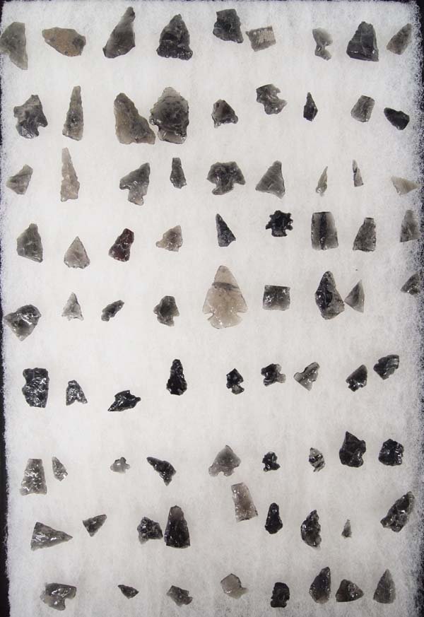 Prehistoric Mimbres Obsidian Arrowheads (1 of 3)