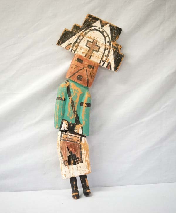 Route 66 Hand Painted Crown Dancer Kachina replica (1 of 3)