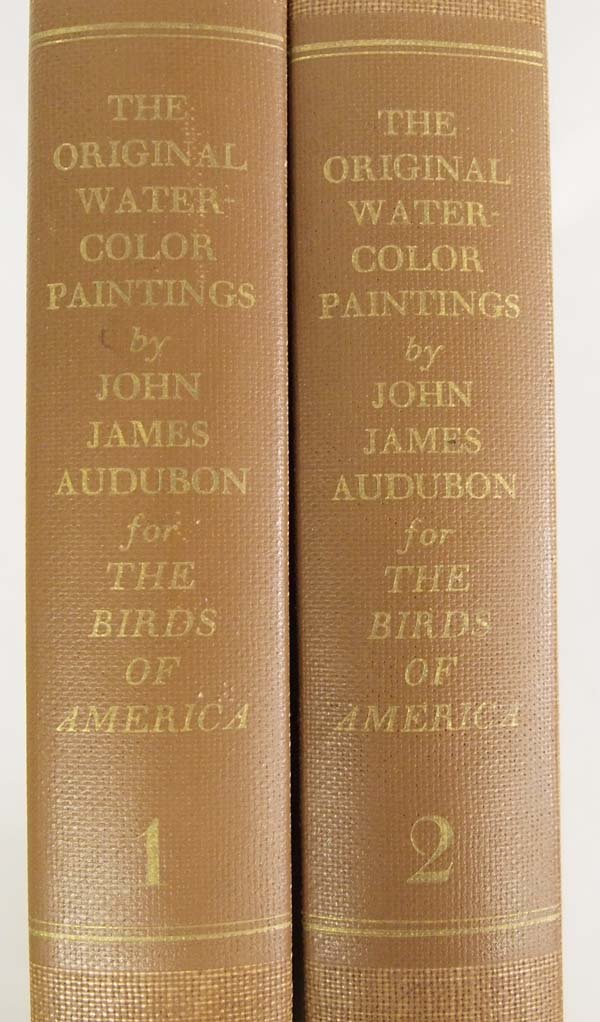 2 Volumes Hardback Book of Audubon Watercolors (1 of 4)
