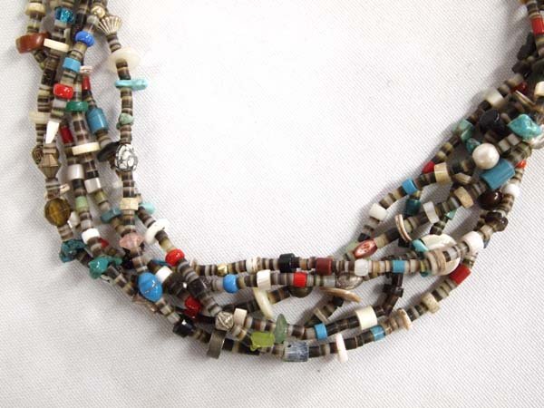 1950 Santo Domingo Six Strand Treasure Necklace (1 of 4)