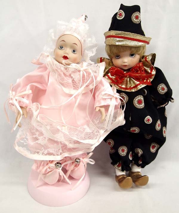 2 Musical Clown Dolls (1 of 4)