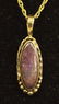 Pit River Indian 14K Gold Pendant Necklace