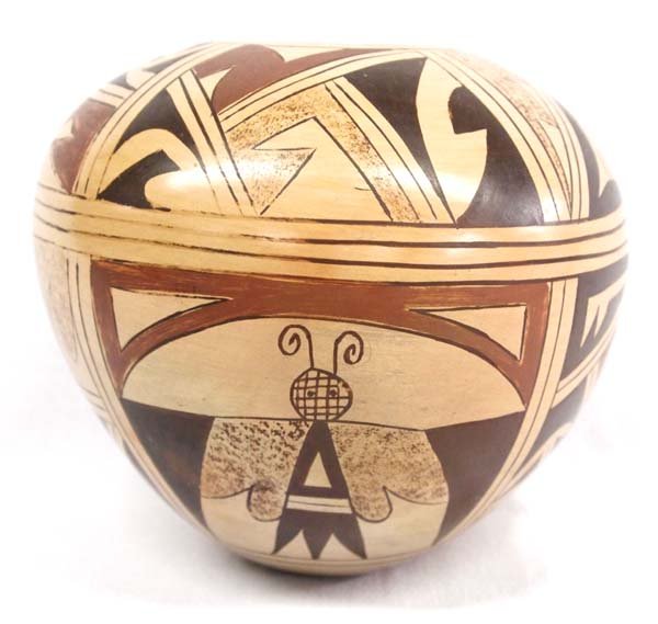 Vintage Hopi Polychrome Pottery Jar, C. Poleahla (1 of 4)
