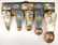 Vintage Folk Art Tin and Copper Measuring Spoons