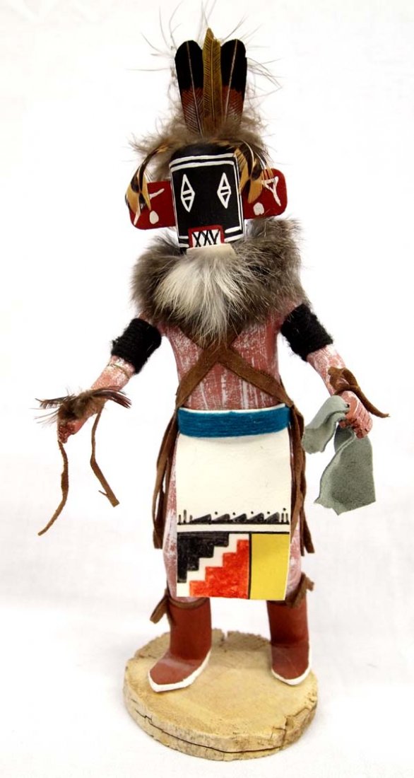 Navajo Hand Carved Lefthand Ogre Kachina by Largo (1 of 5)