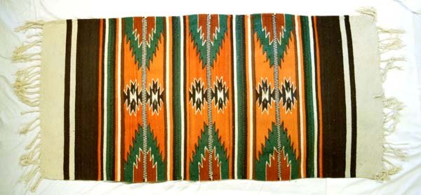 Vintage Zapoteca Mexican Wool Rug (1 of 2)