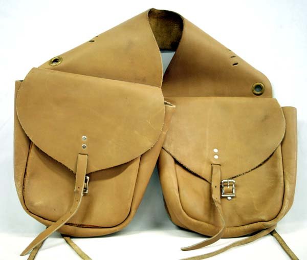 Hand Crafted Cowboy Leather Saddle Bags (1 of 1)
