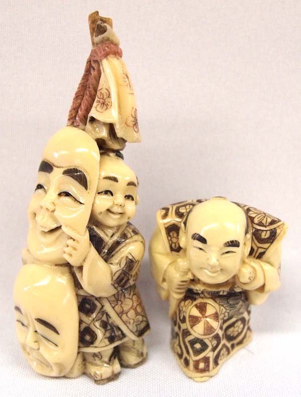 Pair of Japanese Netsukes (1 of 3)