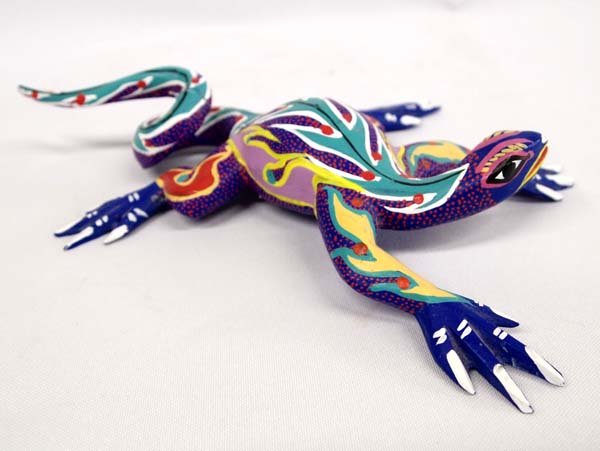 Mexican Oaxacan Alebrije Lizard by Aristeo Mitla (1 of 4)