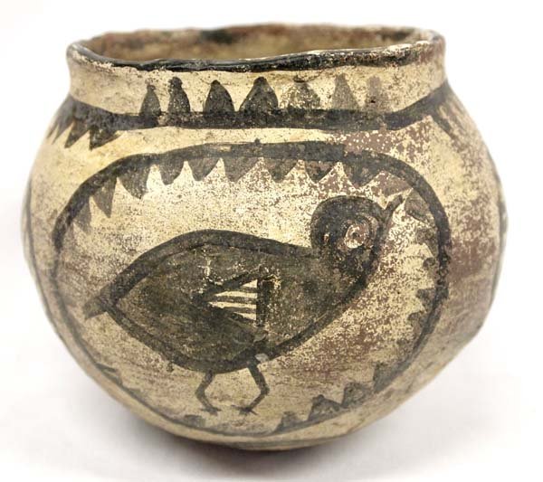 Vintage Pottery Bird Jar (1 of 4)