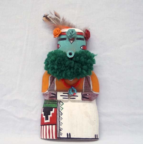 Hopi Navan Velvet Shirt Flat Kachina by Ron Yava (1 of 3)
