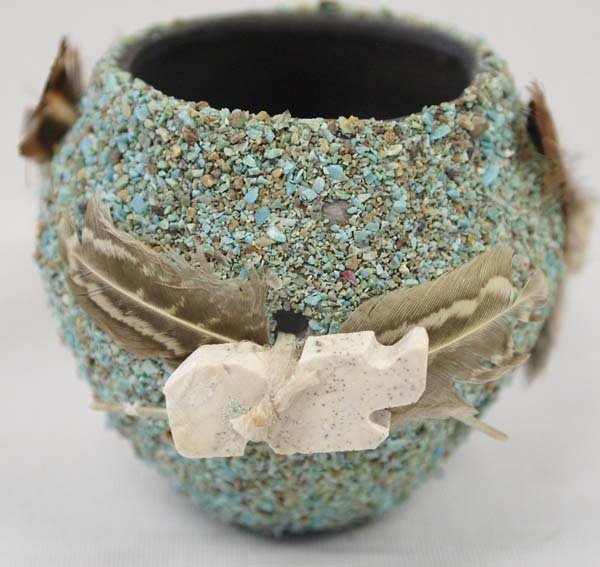 Native American Navajo Fetish Pottery Jar, Yazzie (1 of 2)