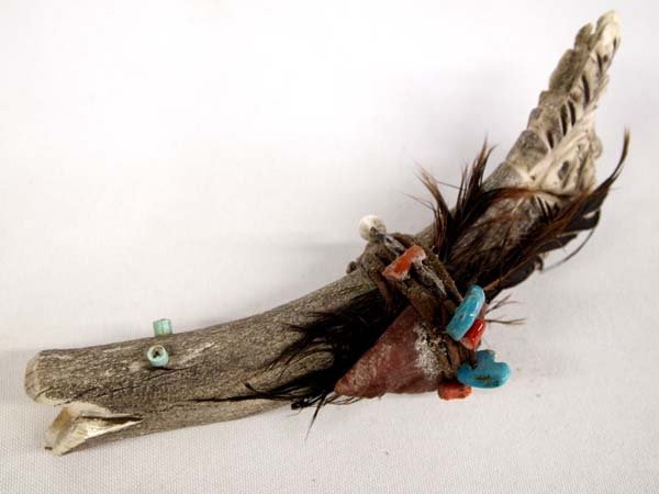 Vintage Navajo Zuni Carved Antler Fetish (1 of 2)