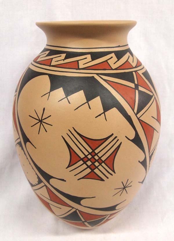 Mexican Mata Ortiz Polychrome Pottery Jar, Ortiz (1 of 5)