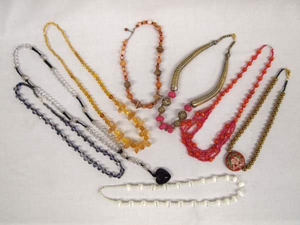 Collection of Beaded Necklaces by Kills Thunder (1 of 4)