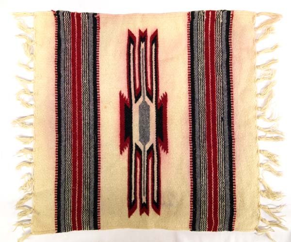 1940s Chimayo Fringed Textile (1 of 2)