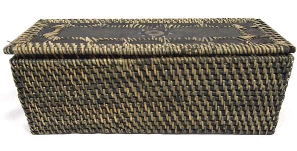 Lombok Indonesian Rattan Basket Box (1 of 4)