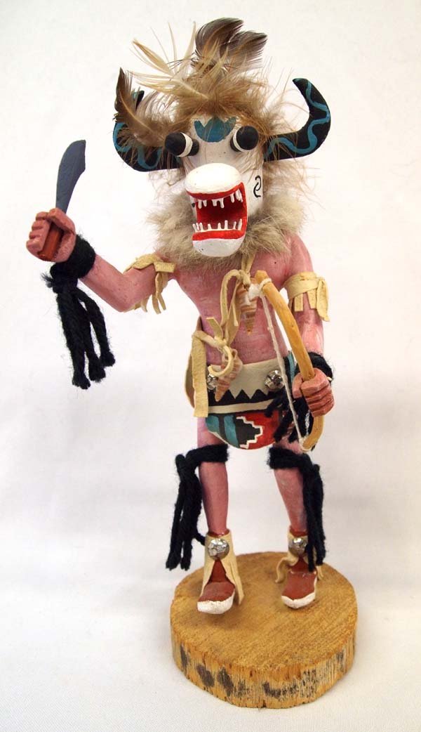 Navajo White Ogre Kachina by D. Tabaha (1 of 5)