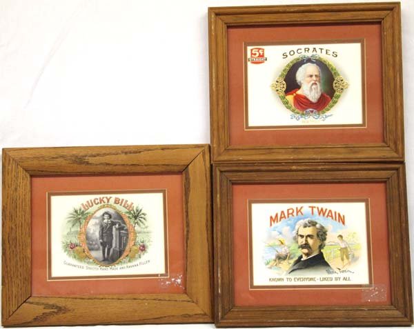 3 Antique Cigar Label Pictures (1 of 4)