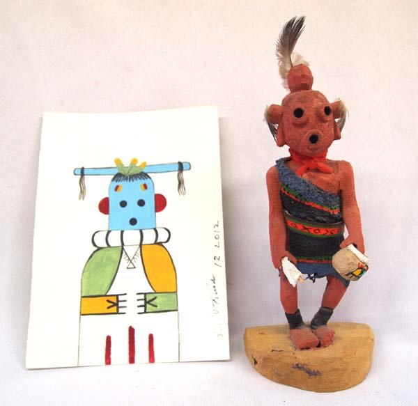 Original Hopi Painting and Kachina (1 of 5)