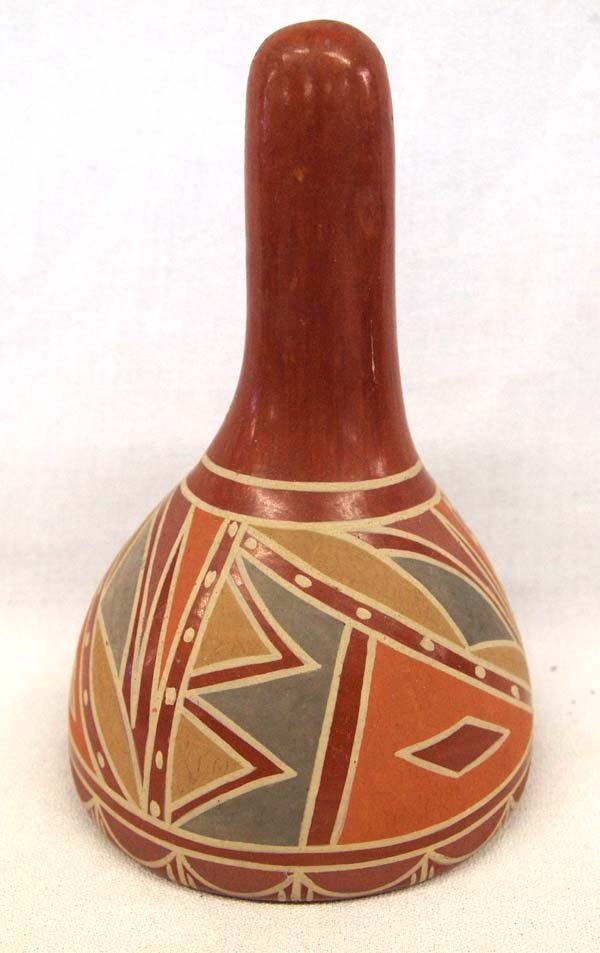 Rare Native American Santa Clara Pottery Bell (1 of 2)