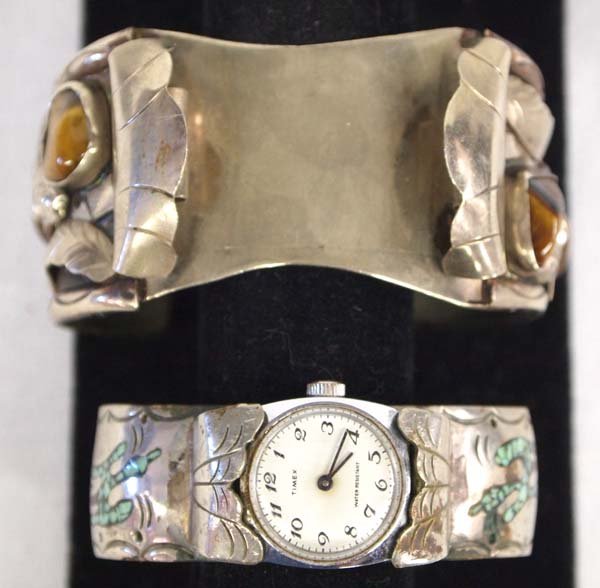 Pr. Old Pawn Navajo Watch Bands (1 of 4)