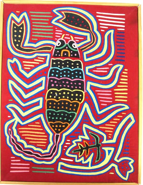 San Blas Island Scorpion Mola (1 of 2)