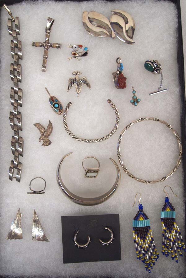 Sterling Silver Jewelry, Mostly Native American (1 of 3)