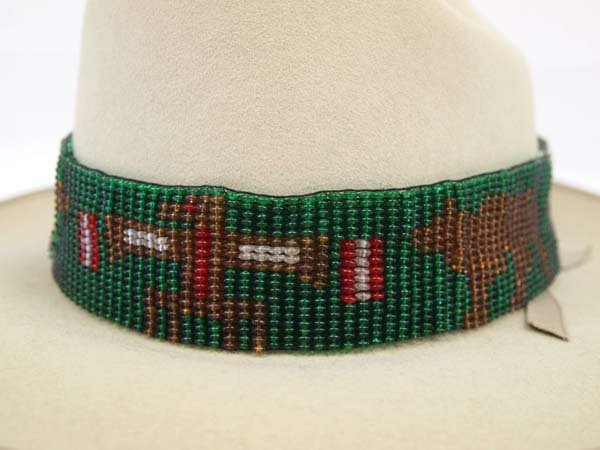 Estate Native American Sioux Beaded Hat Band (1 of 3)