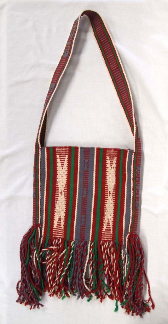 Native American Navajo Wool Textile Purse (1 of 2)