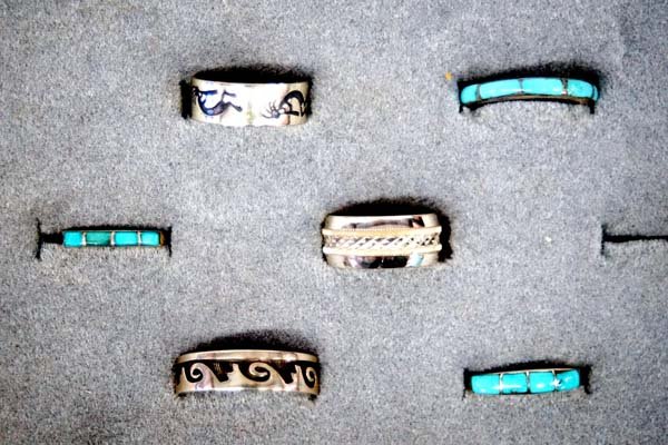 Native American Zuni and Hopi Silver Rings (1 of 1)