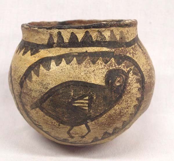 Southwestern Pottery Jar, Bird Motif (1 of 4)