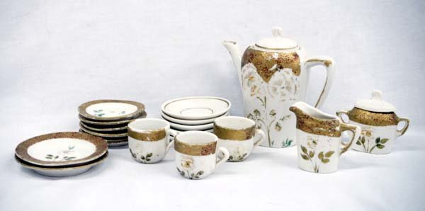 Antique Fine Porcelain Doll Dishes. (1 of 2)